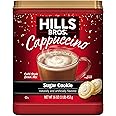 Hills Bros. Instant Cappuccino Mix, Sugar Cookie (16 oz, Pack of 1) – Convenient and Versatile, Instant Hot or Iced Coffee, Frothy & Rich Sugar Cookie Flavor - Just Add Water
