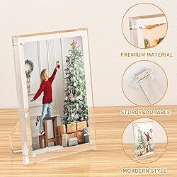 NIUBEE 5x7 Picture Frame, Acrylic Clear Photo Frame