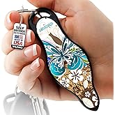 MUNIO Self Defense Keychain – Stylish, Portable Safety Tool for Women & Men – Non-Lethal, TSA Approved, Made in USA