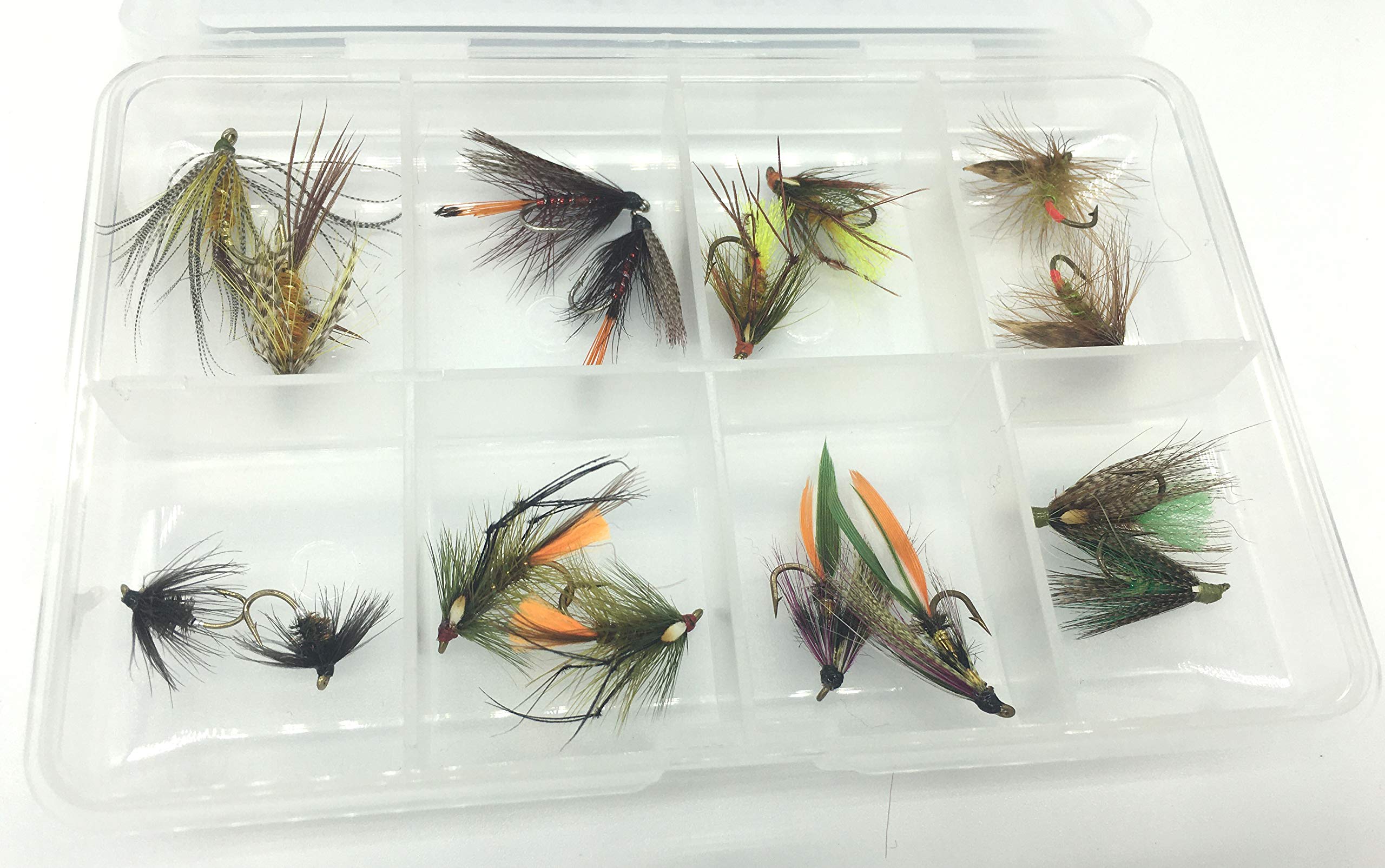Fly Fishing Irish Wet Flies 16 Flies set in sizes 10-14#313