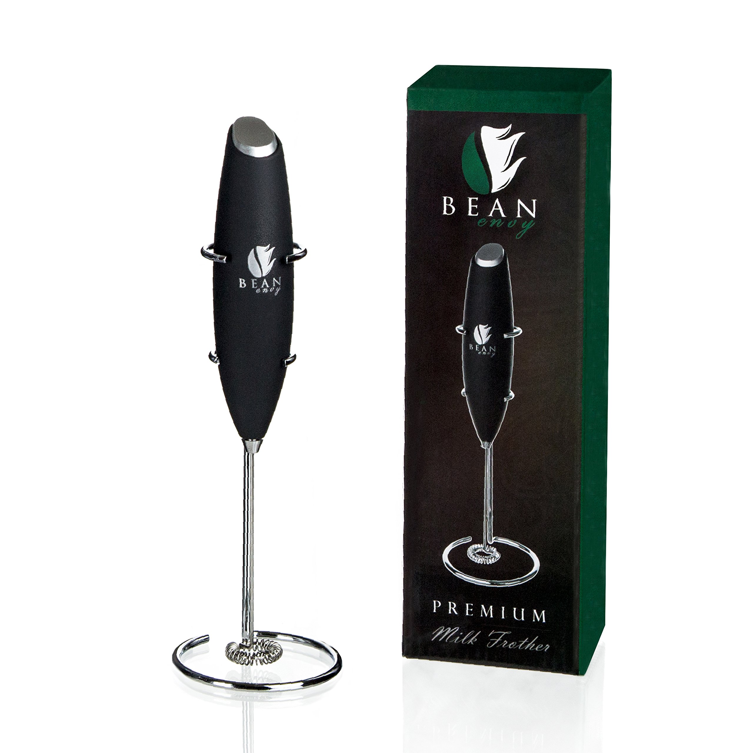 Bean Envy Electric Milk Frother Handheld, Perfect for the Best Latte