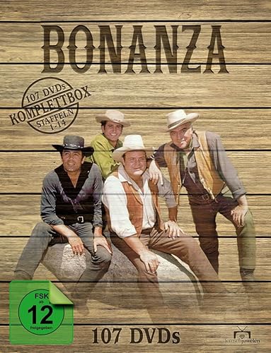 Bonanza Komplettbox Staffeln 1 14 107 Discs Amazon De Lorne Greene Michael Landon Dan Blocker Pernell Roberts Victor Sen Yung Diverse Lorne Greene Michael Landon Dvd Blu Ray