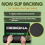 Designa Darts Non Slip Carpet Darts Mat Green 60cm view 4