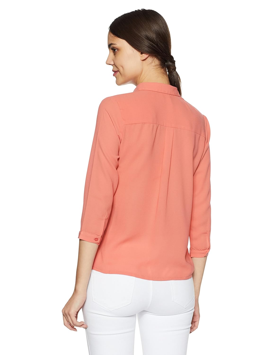 van heusen women's plain regular fit shirt