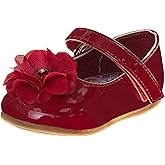 Josmo Baby-Girls Girls Mary Jane Flats with Flower