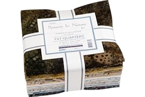 Lunn Studios Artisan Batiks Patterns in Nature 20 Fat Quarters Robert Kaufman Fabrics FQ-2156-20