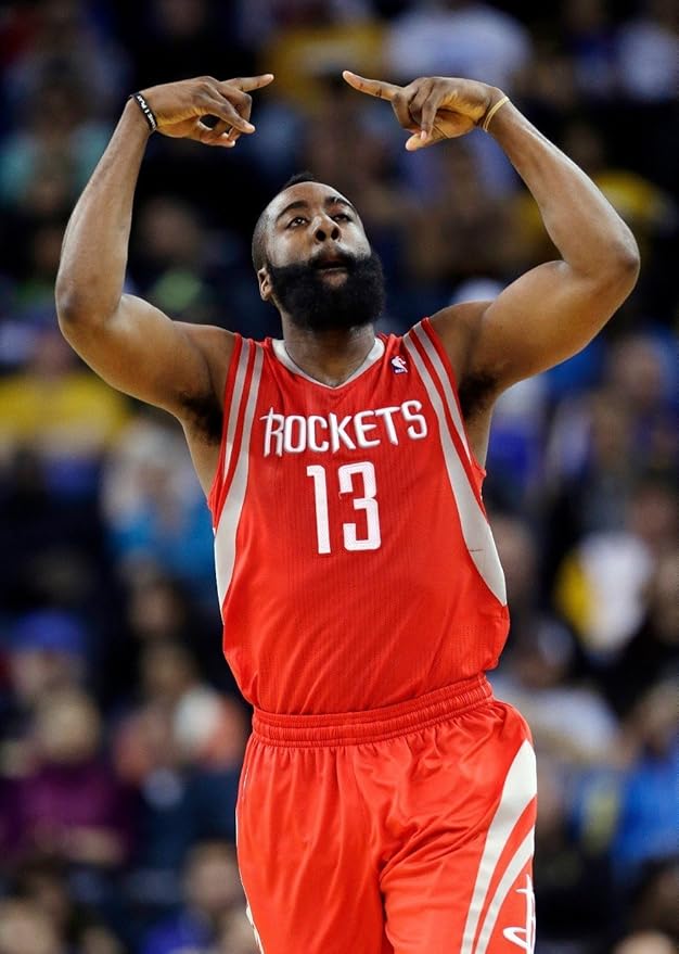 Amazon.com: James Harden Poster family silk wall print 32 inch x 24 ...