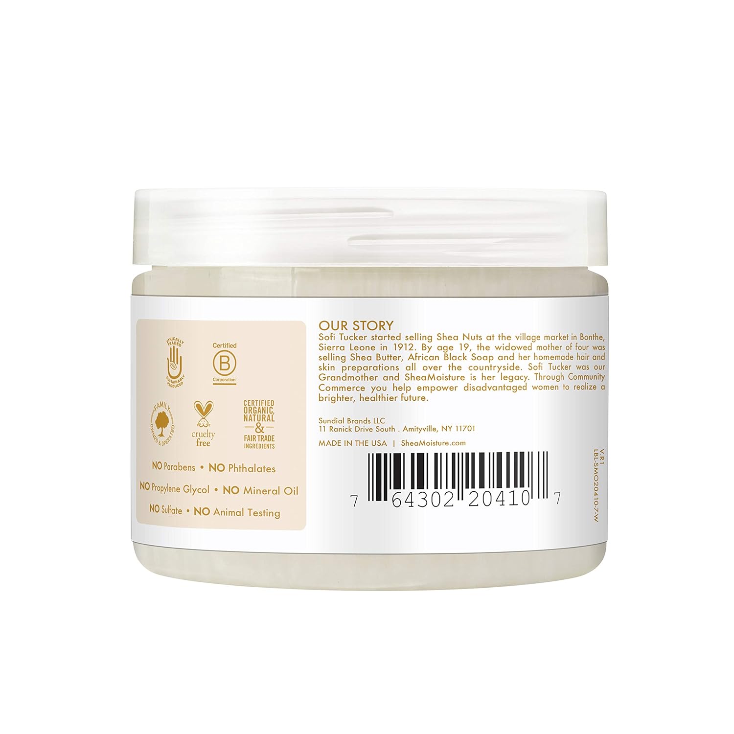 Sheamoisture for Ultra-Healing for Dry Skin 100% Raw Shea Butter for All-Over Hydration 10.5 oz : Beauty