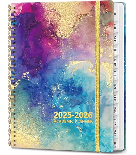 thumbnail image 2 of TIIKKASI 2025-2026 Academic Planner - Weekly & Monthly Hardcover Planner, July 2025 To June 2026, 5.75 X 8.5 Inches, Sky Blue 2 of 13