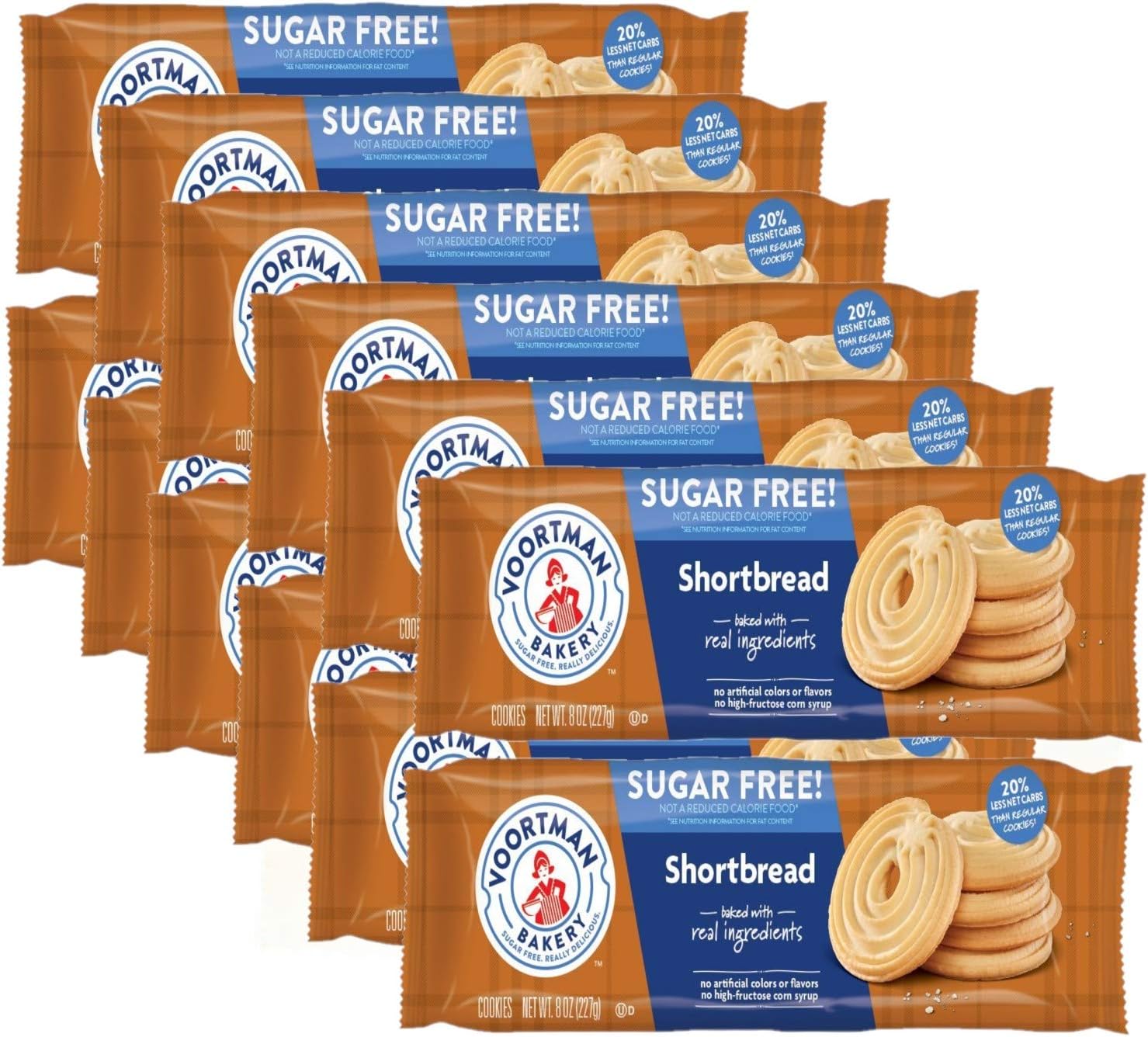 Voortman Bakery Sugar Free Shortbread Cookies
