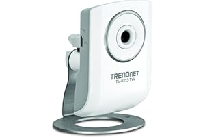 TRENDnet Wireless N Network Surveillance Camera with 1-Way Audio, TV-IP551W (White)