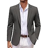 COOFANDY Men's Casual Knit Blazer Two Button Lightweight Sport Coats Suit Jacket