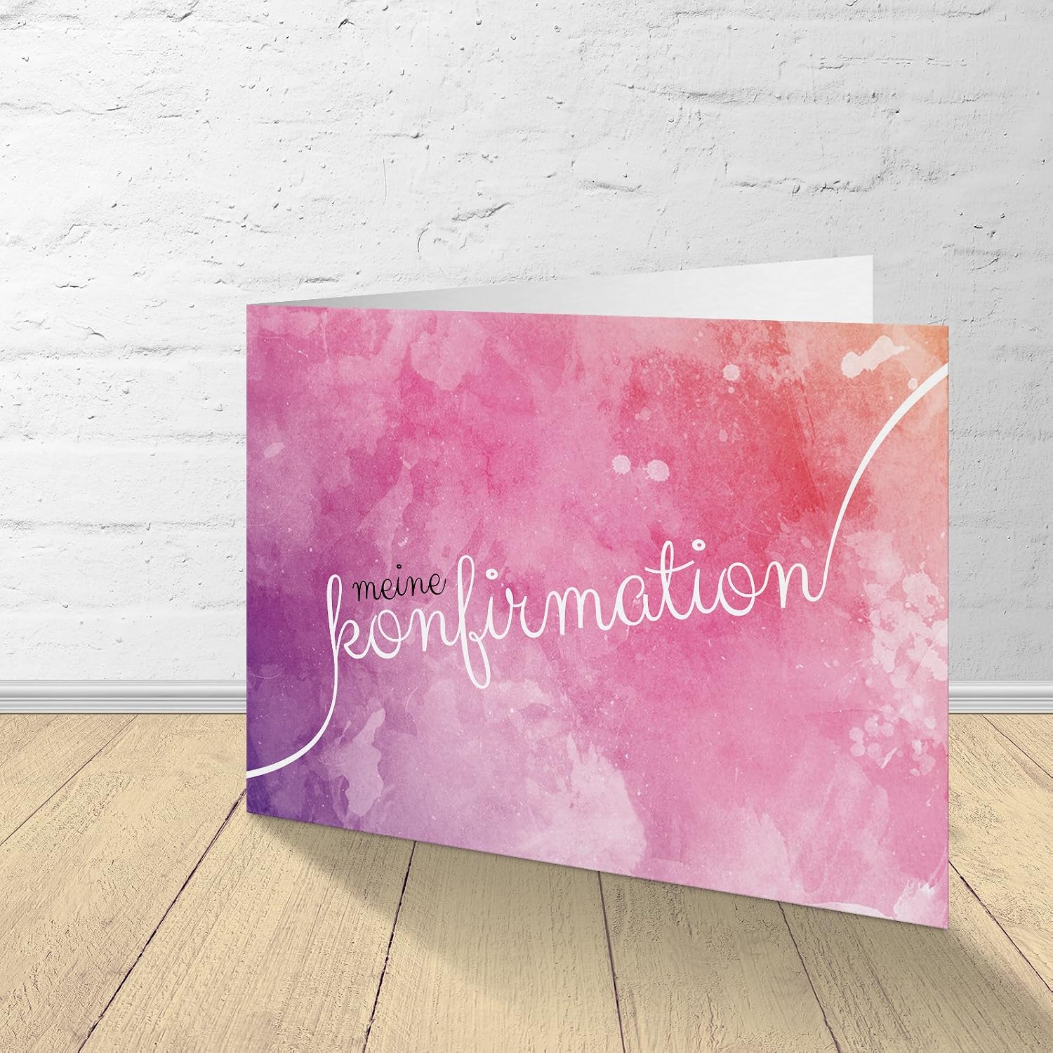 Motif Confirmation Lot de 5 cartes de confirmation avec enveloppes assorties, cartes d ...