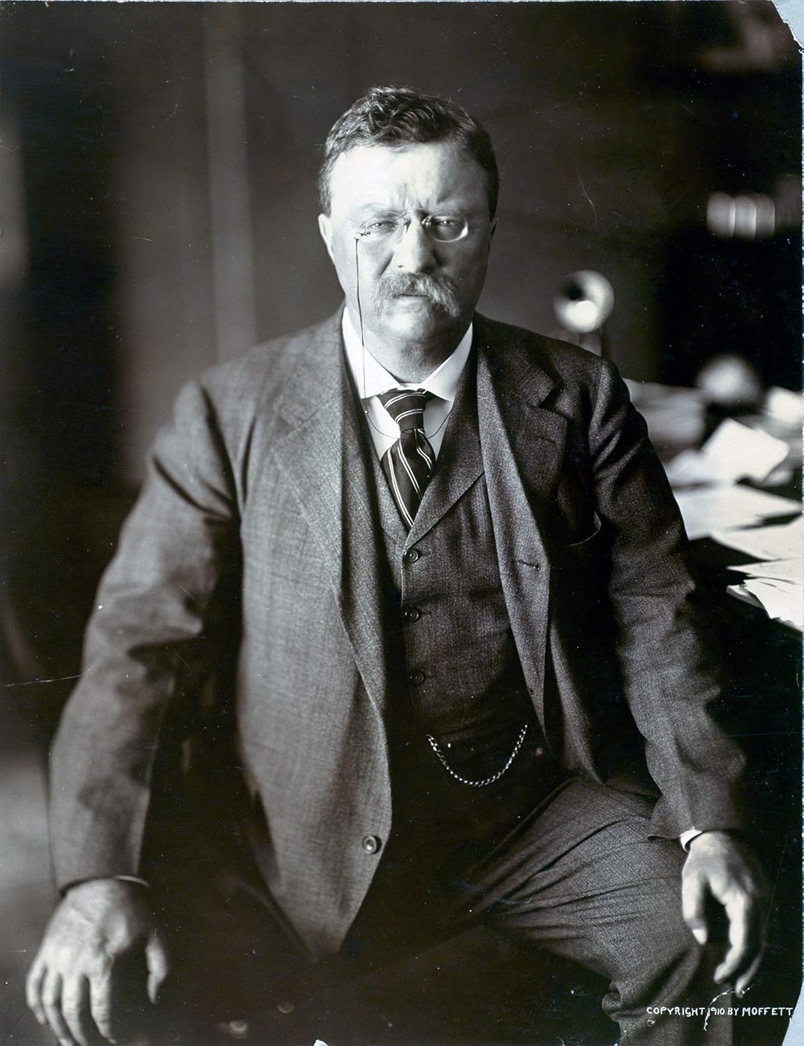 Photographs - Theodore Roosevelt Photograph - Historical Artwork from 1910 - US President Portrait - (4