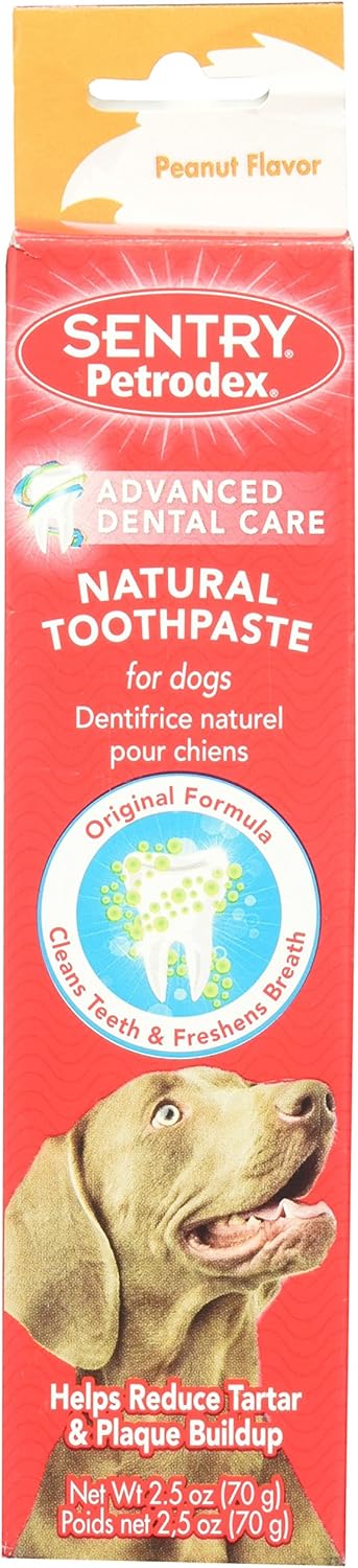 Petrodex Natural Toothpaste Dog - Peanut - 2.5 Oz