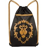 JINX World of Warcraft Alliance Loot Bag, 14x19, Drawstring Cinch Backpack