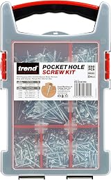 Trend Pocket Hole Screws 850 Assorted Zinc Coated Square Drive PH/SCW/PK1