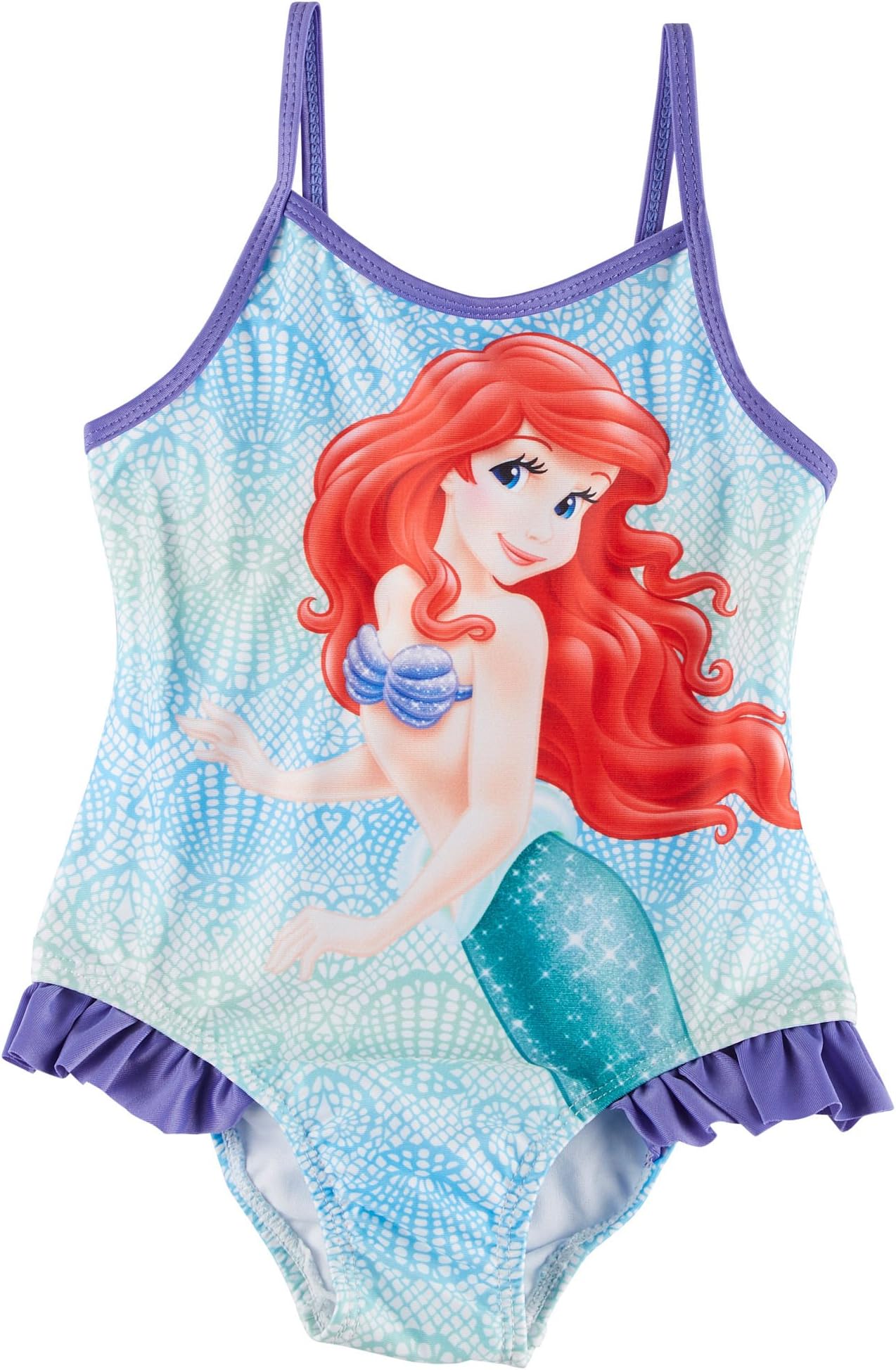 Disney Little Mermaid Baby Girls Ariel Swimsuit Blue/purple
