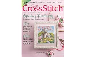 Just CrossStitch 32 Designs Spring Stitching Starts Here! Refreshing Needlework: 10+ Egg-ceptional Designs For Your Easter Pr