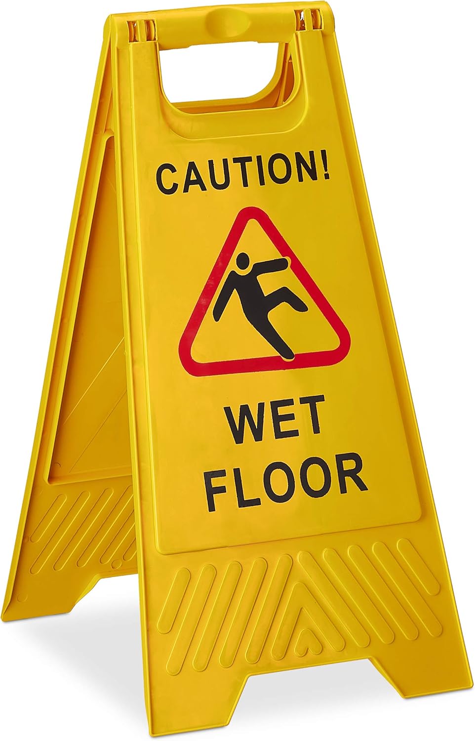 Relaxdays Caution Wet Floor ‘A’ Frame Signs, 2sided Warning, Safety