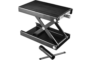 Venom 1,100lb Motorcycle Center Jack Hoist Scissor Lift Stand Motorcycle Dirtbike ATV Motorcycle Center Jack Hoist Scissor Li