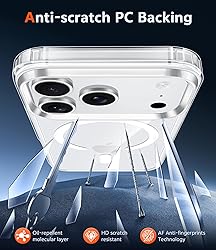 FNTCASE for iPhone 17 Pro-Max Case: Magnetic