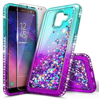 Galaxy J6+ Plus Case, J6 Prime Case with Tempered Dominican