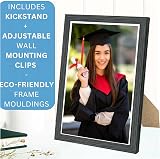 Clay Roberts A4 Dark Grey Photo Frame – Modern Wall Frame UK view 2