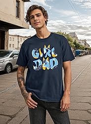 Tewmeu Girl Dad Shirt for Men Best T Shirt Gift for