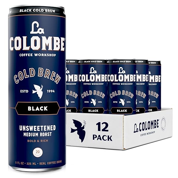 LA COLOMBE COFFEE, COLD BREW BLACK, UNSWEETENED, 11...