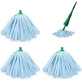 Ceoighe 3 Pack Mop Head Compatible with Libman Heavy Duty Wonder Mop | Washable and reusable microfiber refill, absorbent design for multi surface floor cleaning with self wringing use (Only Mop)