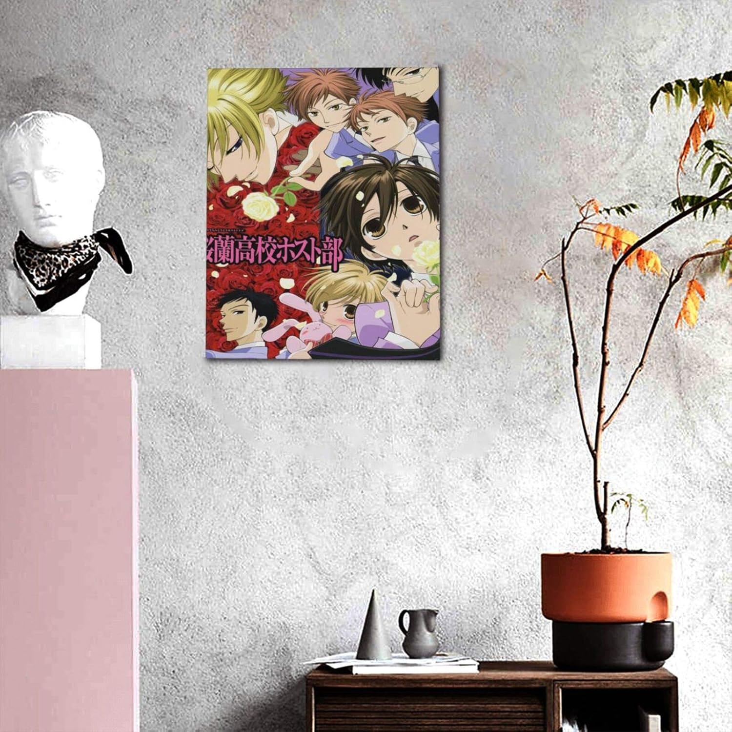 Amazon Co Jp 新品 フレームレス装飾画桜蘭高校ホスト部 モダンポスター フレームレス装飾画 インテリア絵画 壁掛け アートポスター 額縁なし モダン 新築飾り 贈り物 キャンバス寝室の装飾風景 壁の絵 インテリア装飾 40 50cm Generic