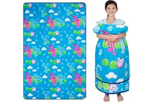 Franco Kids Bedding Super Soft Plush Throw Blanket, 62 in x 90 in, Blues Clues