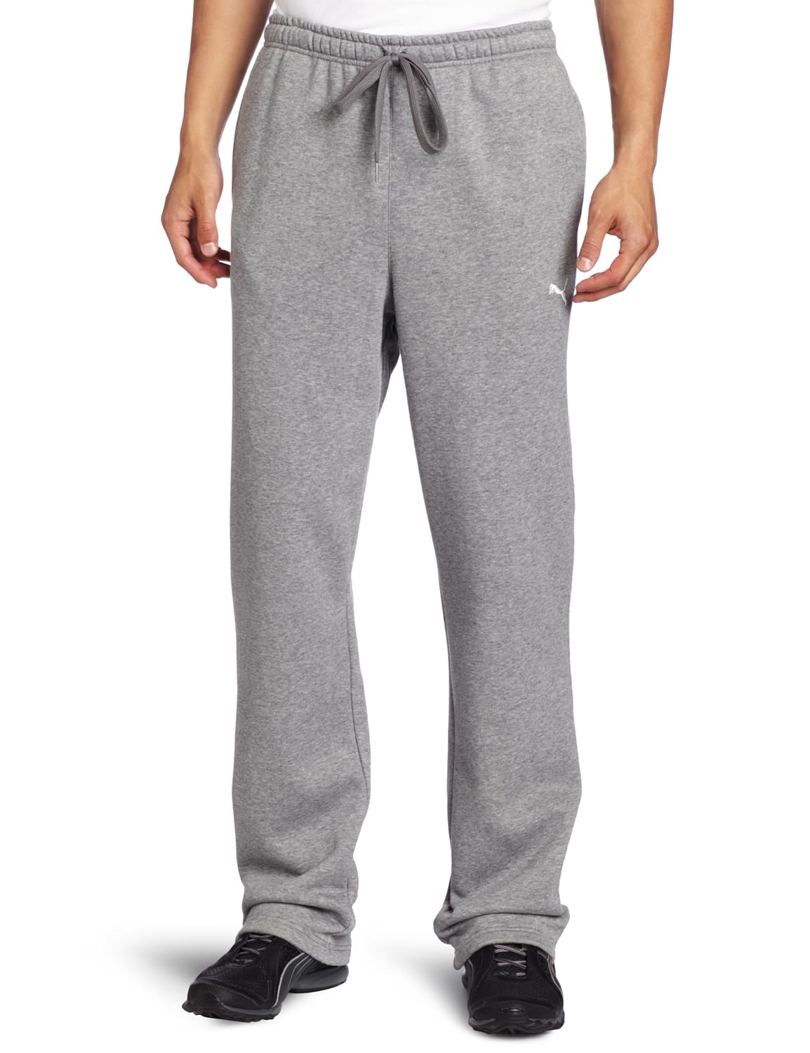PUMA Men's Fleece Pant, Medium Gray Heather XLarge Amazon.co.uk Clothing