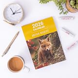 evelay 2026 British Wildlife Wall Calendar Slim Month to View Planner UK view 2