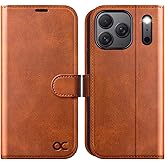 OCASE Compatible with iPhone 17 Pro Wallet Case, PU Leather Flip Folio Case with Card Holders RFID Blocking Kickstand [Shockproof TPU Inner Shell] Phone Cover 6.3 Inch 2025, Brown