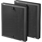 2 Pack HAP602 Replacement Filter for ECOSELF HAP602 HAP602WF Air Cleaner, 3-IN-1 HEP602 Filter with Activated Carbon Filter, High-Efficiency Filtration for Home Office
