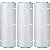 Hurricane Filters 3 Pack HF8414-01 Advanced Pool Filter Cartridge - Replacement for PWWCT150, Unicel C-8414, Filbur FC-1287, Waterway Clearwater II 150, Pro-Clean 150, Hayward X-Stream CC1500