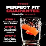 SAFEJAWZ Slim Fit Mouth Guard Junior Orange with Case view 5