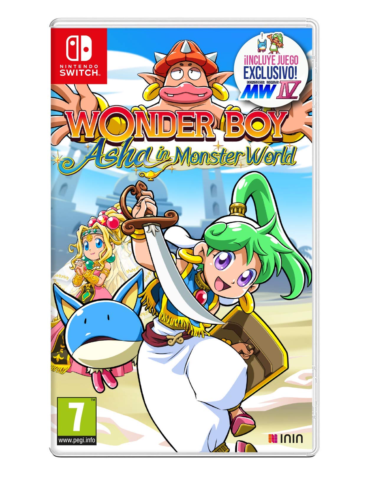 JustForGames WONDER BOY ASHA IN MONSTER WORLD - SWITCH