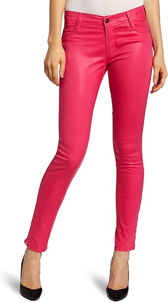 hot pink skinny jeans womens