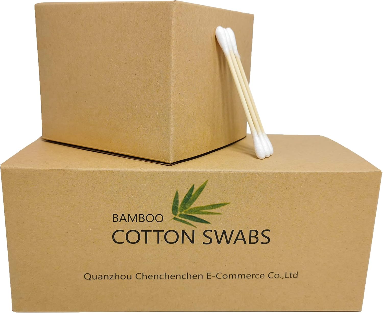 Organic Cotton Swabs Large Size 800pcs, Longer Bamboo Stick and More