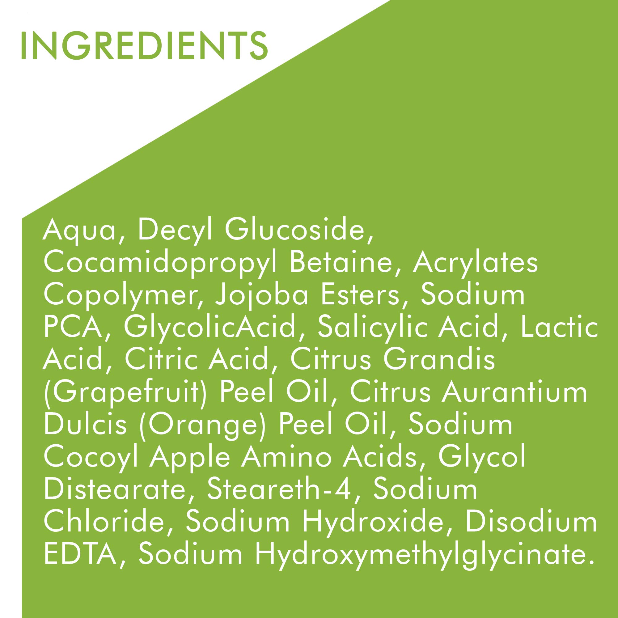 Glycolic Acid Exfoliating Cleanser, Acne Treatment, Gentle Acne And Face Wash With AHA And BHA, Anti-Aging Face Wash, Reduces Spots, Acne And Fine Lines, Deep Cleanse For All Skin Types  