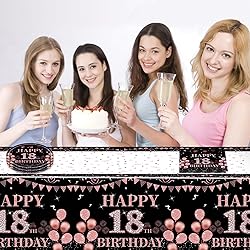 41Pcs 18th Birthday Party Decorations for Girls
