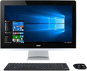 Amazon Com Acer Aspire Az3 710 Ur54 23 8 Inch Full Hd Touch Screen All In One Desktop Windows 10 Computers Accessories