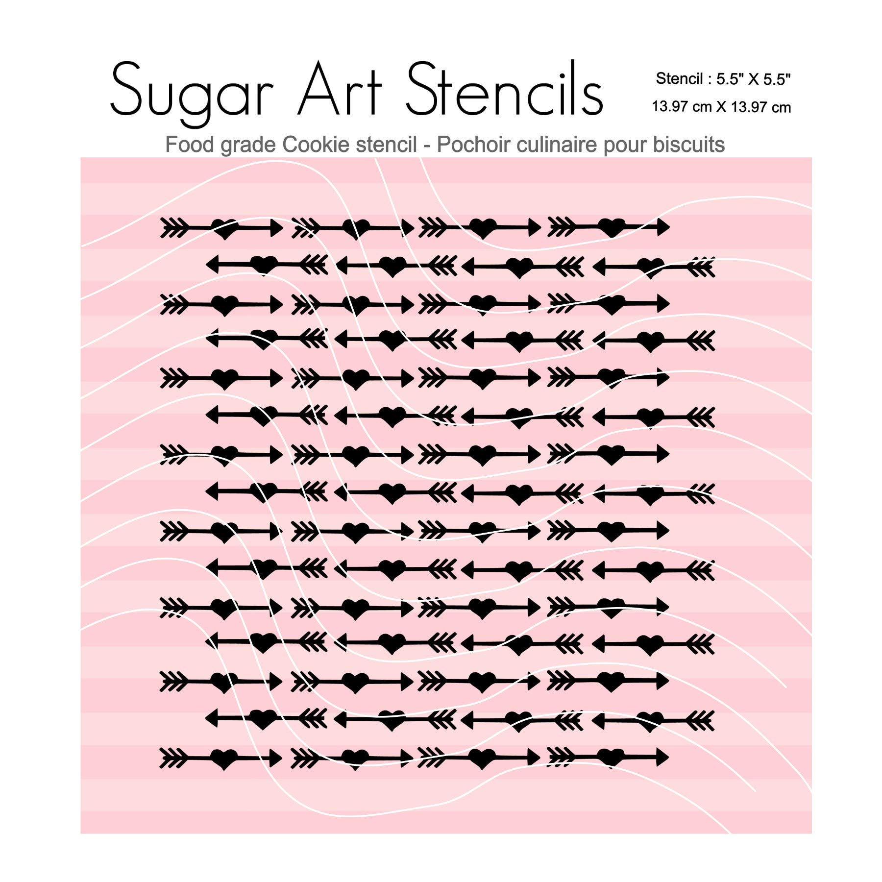 Arrows Cookie stencil tribal NB22297