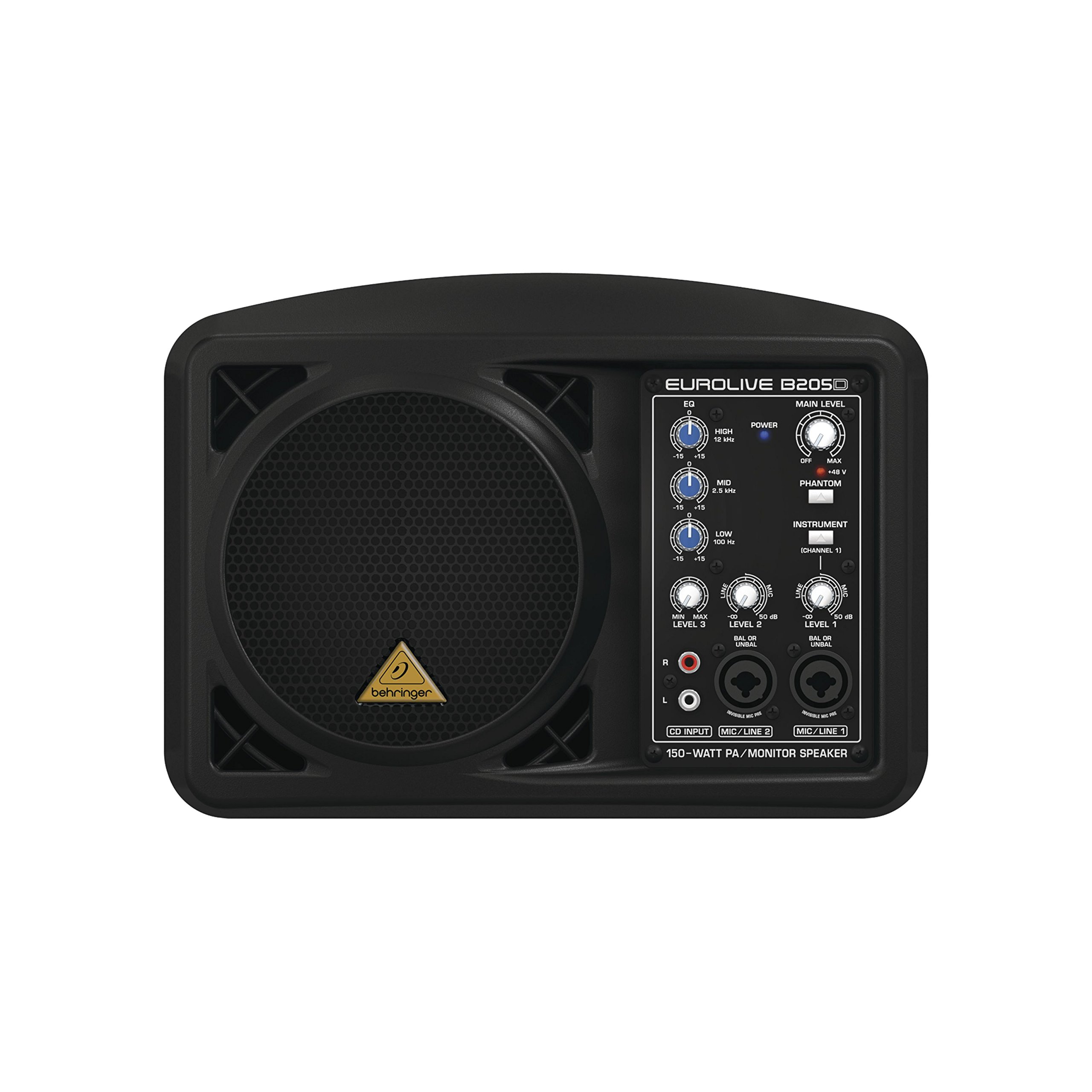 Behringer EUROLIVE B205D Ultra-Compact 150 Watt PA/Monitor Speaker System