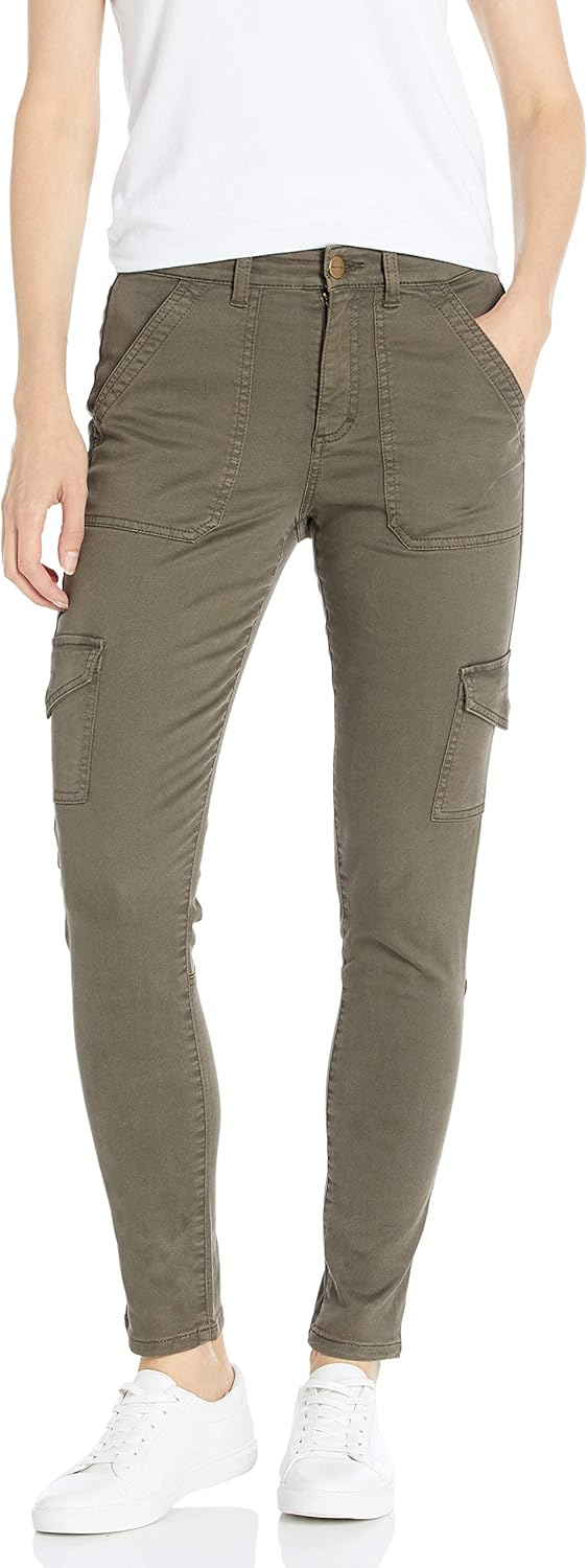  Brand - Daily Ritual Women's Stretch Twill High-Rise Skinny Cargo Pant: Clothing