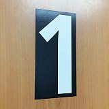 TownStix 75mm Vinyl Sticky Numbers Stick on Door Numbers 200 PCS White view 6