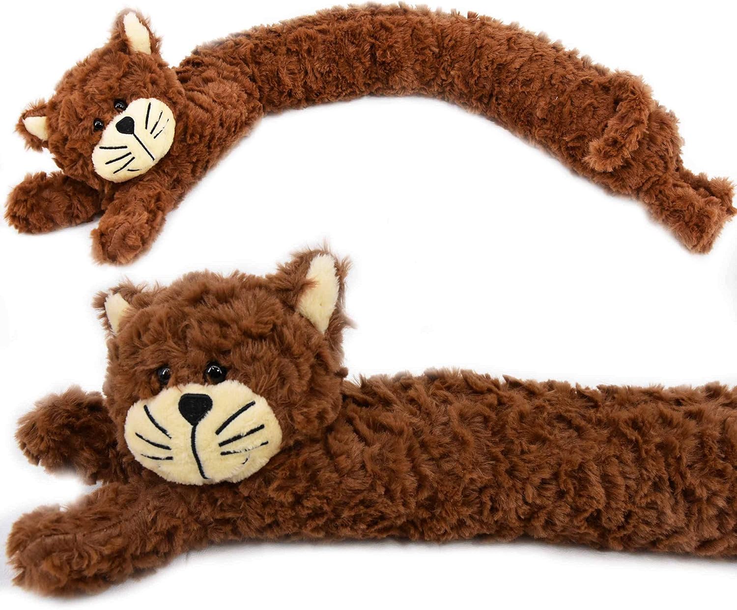 The Magic Toy Shop Novelty Dog Cat Design Soft Micro Fleece Draught